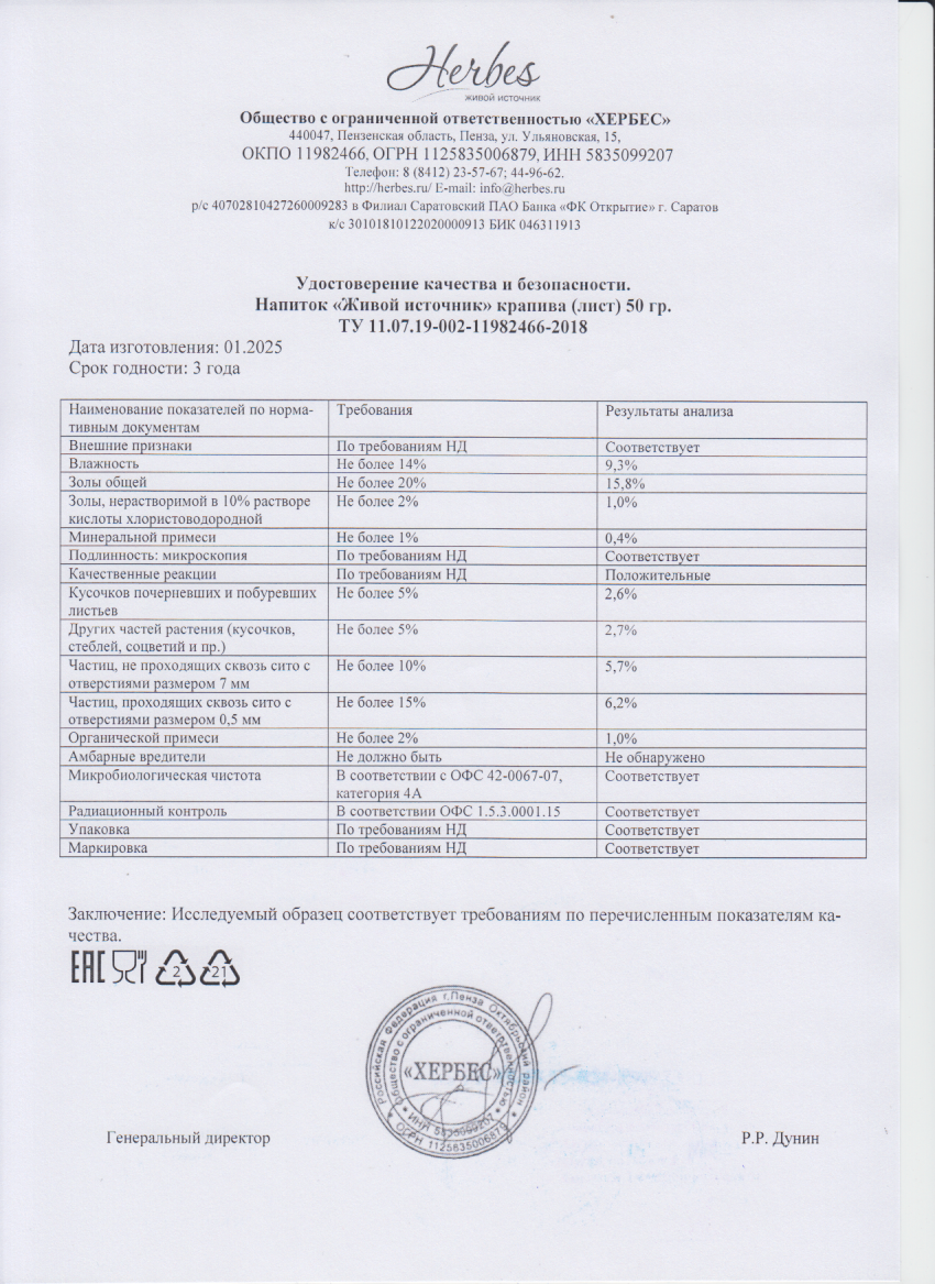 Паспорт №012025